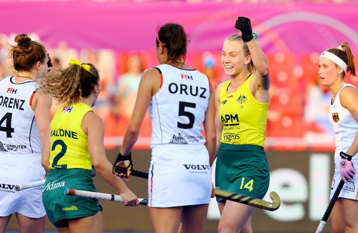 Australia vs Germany Bronze Medal Match in FIH Women’s World Cup: Stephanie Kershaw’s Last Quarter Brace Wins It for Hockeyroos